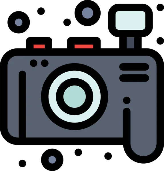 Camera Foto Fotografie Icoon — Stockvector