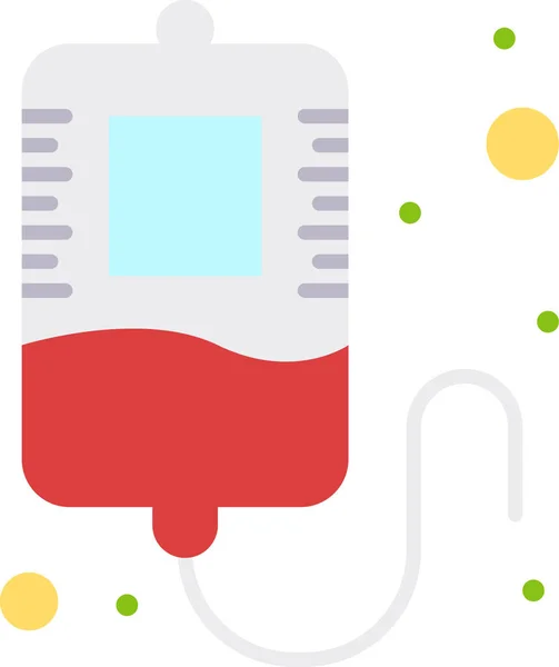 Ikona Transfuzji Krwi Kategorii Opieki Szpitalnej — Wektor stockowy