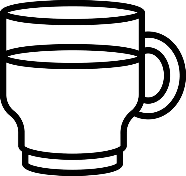 Значок Напою Чашка Напою Напій — стоковий вектор