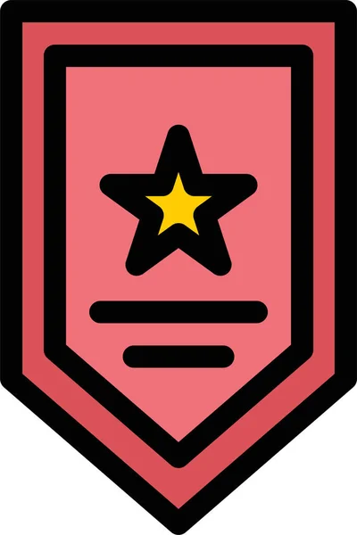 Award Star Icoon — Stockvector