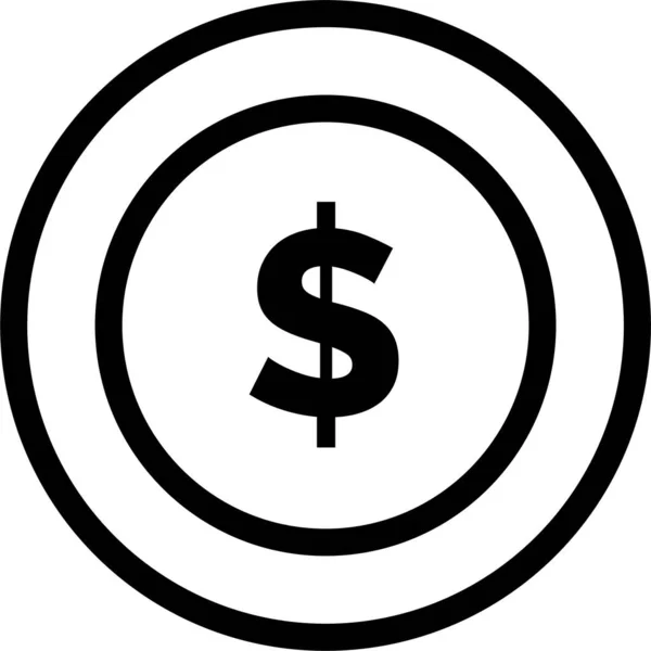 Preisabzeichen Geld Symbol — Stockvektor