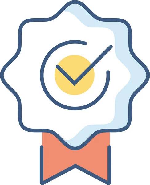Icône Badge Réussite — Image vectorielle