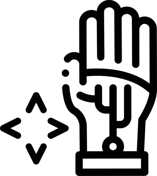 Device Equipment Glove Icon —  Vetores de Stock