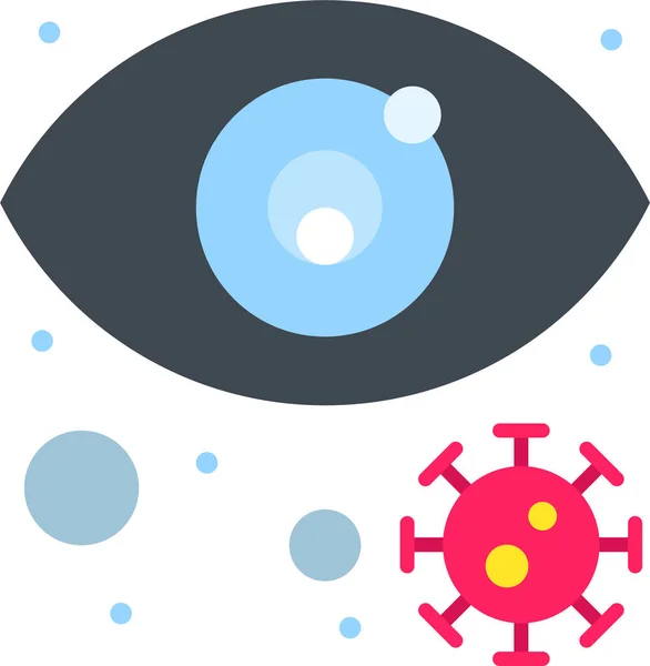 Eye Infected Search Icon Hospitalshealthcare Category — Stock Vector