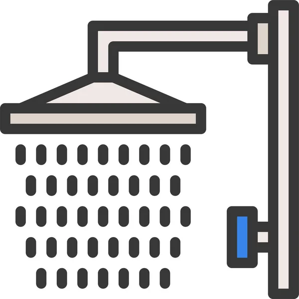 Bath Clean Cleaning Icon Filledoutline Style —  Vetores de Stock