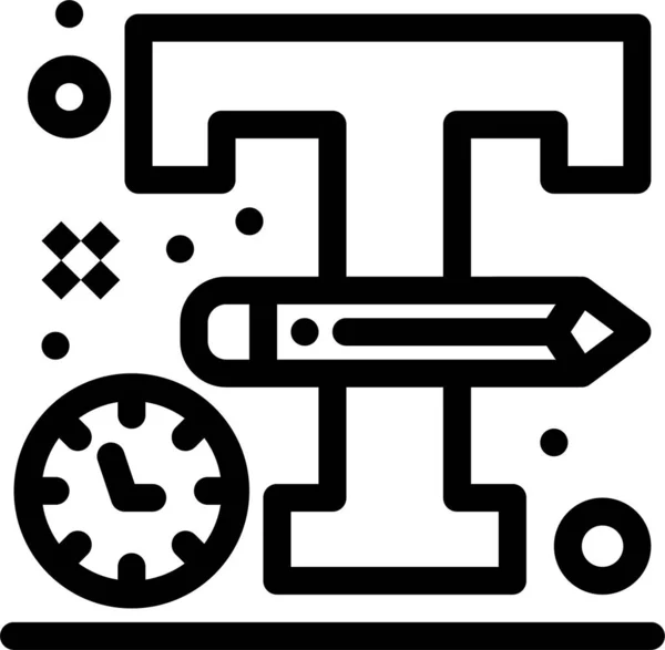 Ontwerp Logo Schets Icoon Artdesign Categorie — Stockvector