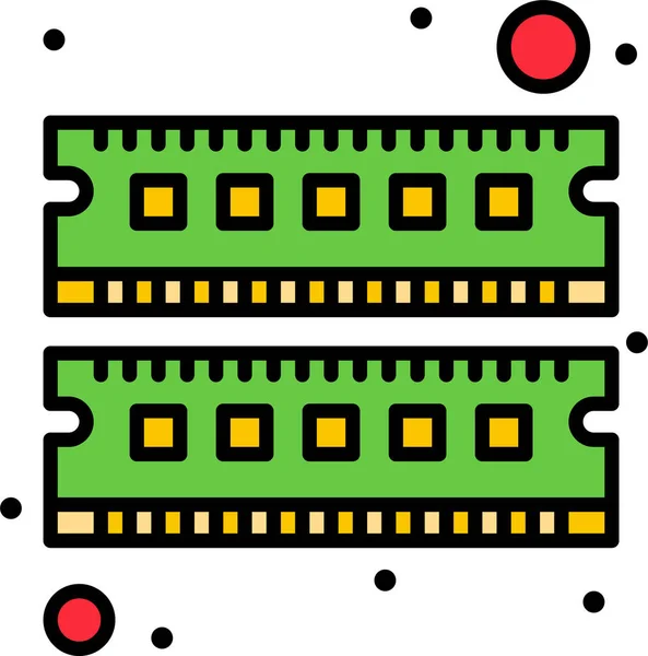 Icono Hardware Del Dispositivo Informático Categoría Hardware Informático — Vector de stock