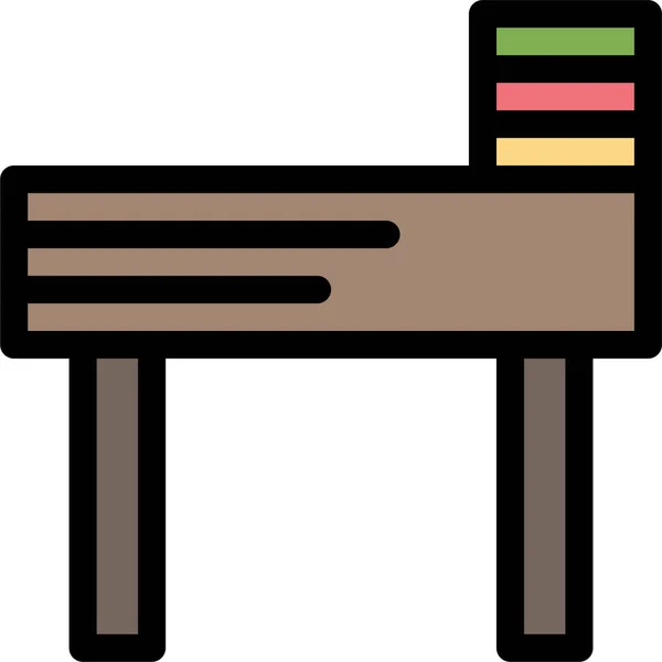 Chair Education School Icon — Stock Vector