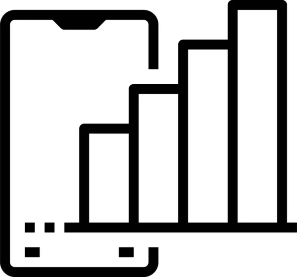 Anahat Biçiminde Analitik Satış Simgesi — Stok Vektör