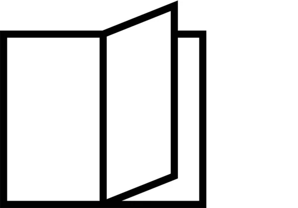 Ikona Souboru Knihy Kategorii Složky Souborů — Stockový vektor