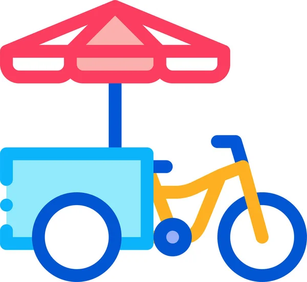 Ikona Cateringu Burger Rower — Wektor stockowy