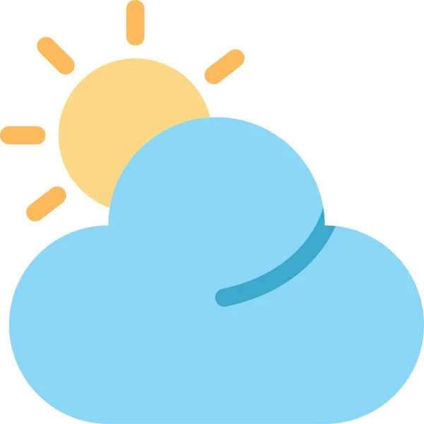 Ikona Pogody Słonecznej — Wektor stockowy