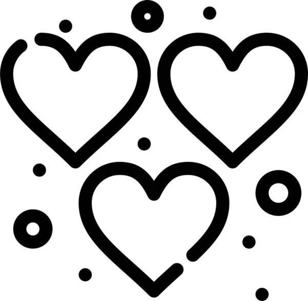 Иконка Игрового Сердца Категории Игр — стоковый вектор