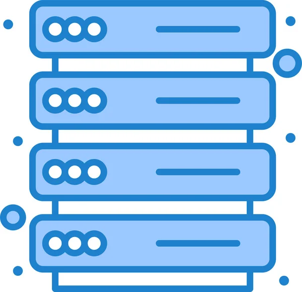 Hosting Rack Server Symbol — Stockvektor