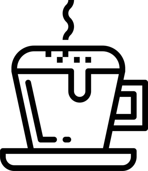 Cappuccino Capuchino Kahve Ikonu — Stok Vektör