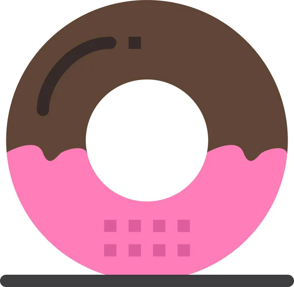 Kochen Donut Drinks Symbol — Stockvektor