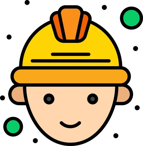 Trabajador Minero Icono Categoría Toolsconstruction — Archivo Imágenes Vectoriales