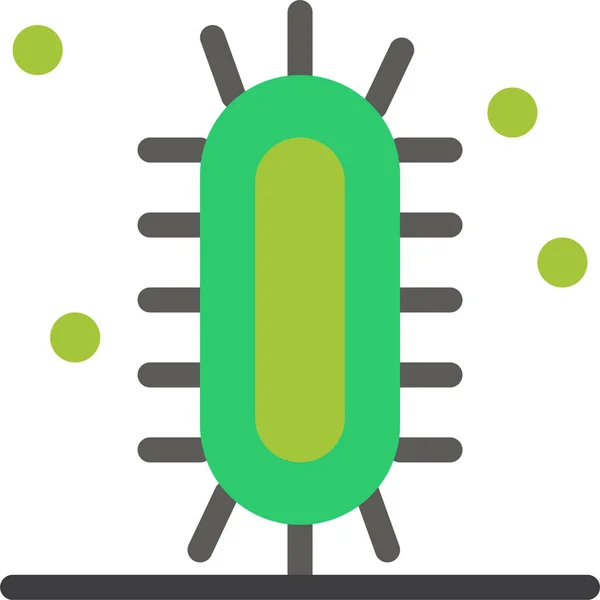 生物学実験はアイコンを学び — ストックベクタ