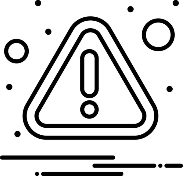 Alert Attention Caution Icon — Stock Vector