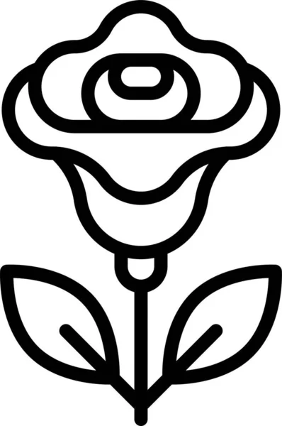女人庆祝玫瑰的象征 — 图库矢量图片