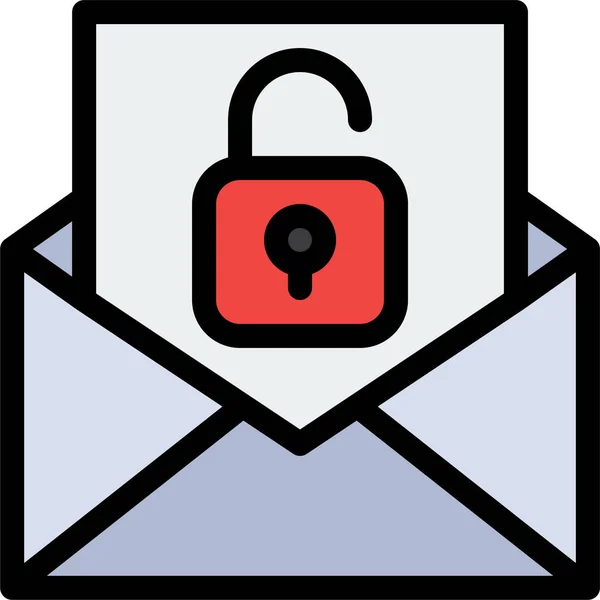 Iletişim Posta Zarfı Simgesi — Stok Vektör