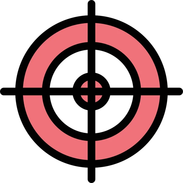 Значок Бортовой Стрельбы — стоковый вектор