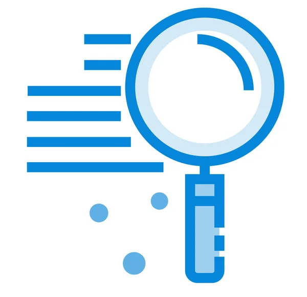 Keyword Search Words Icon Filledoutline Style — Image vectorielle