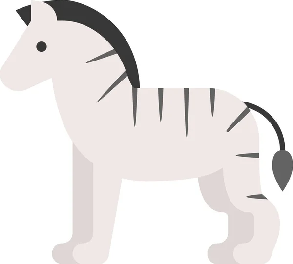Animal Mammal Wildlife Icon Flat Style — Image vectorielle