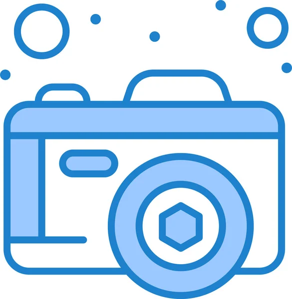 Camera Home Photo Icon Mixed Category — Stock Vector