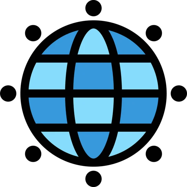 Иконка Глобального Мира — стоковый вектор