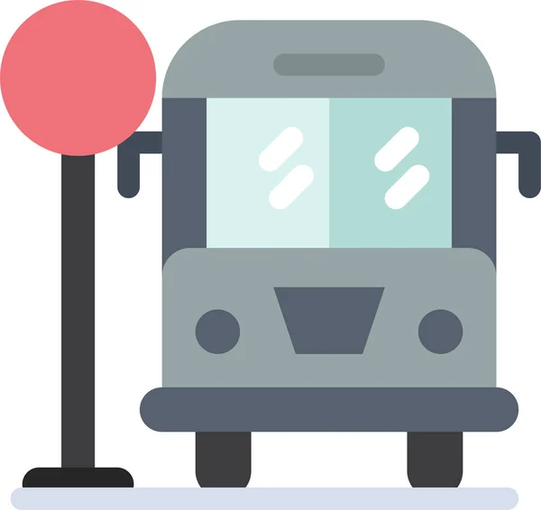 Автобус Міський Іконка Життя Містахпідписати Категорію — стоковий вектор