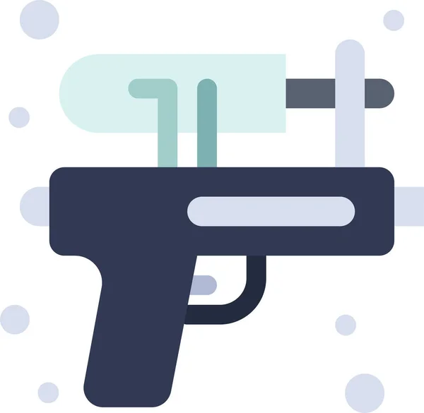 Pistola Parque Icono Agua — Vector de stock