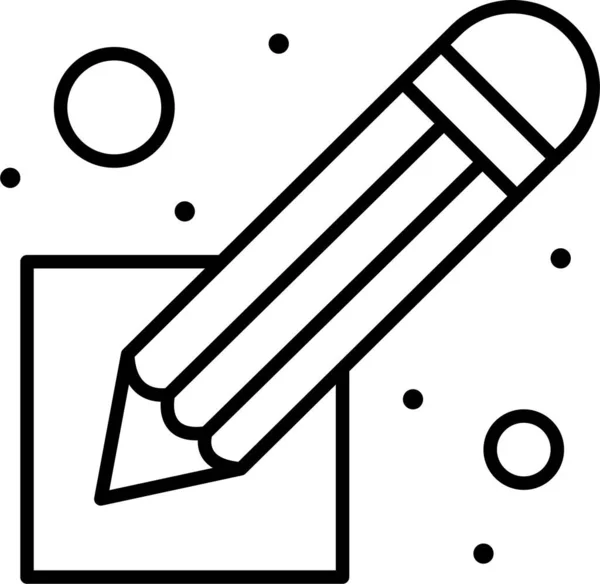 Film Screenplay Screenwriting Pictogram — Stockvector