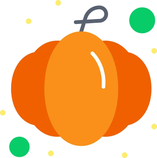 Cucurbit Halloween Pumpkin Icon — Stock Vector