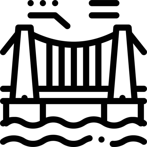 Значок Документа Bim Bridge — стоковий вектор