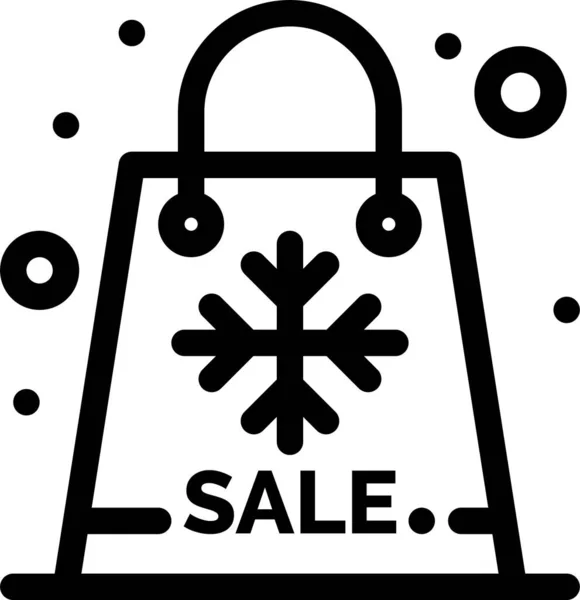 Bag Sale Season Icon — Stock Vector