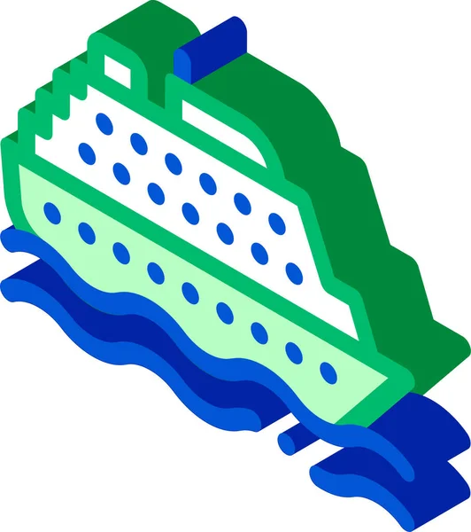 08Public Ferry Metro Icono — Vector de stock