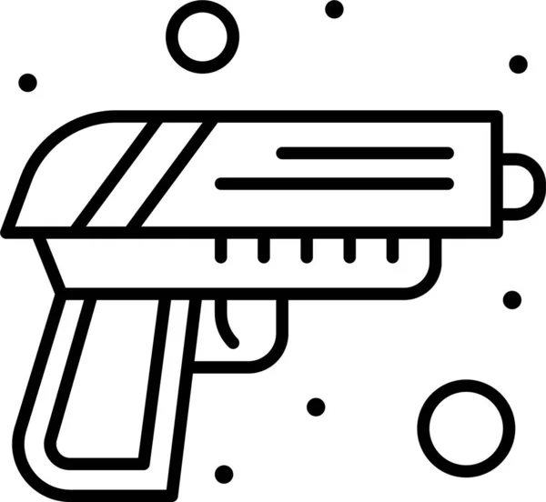 独立系の独立系アイコン軍銃 — ストックベクタ