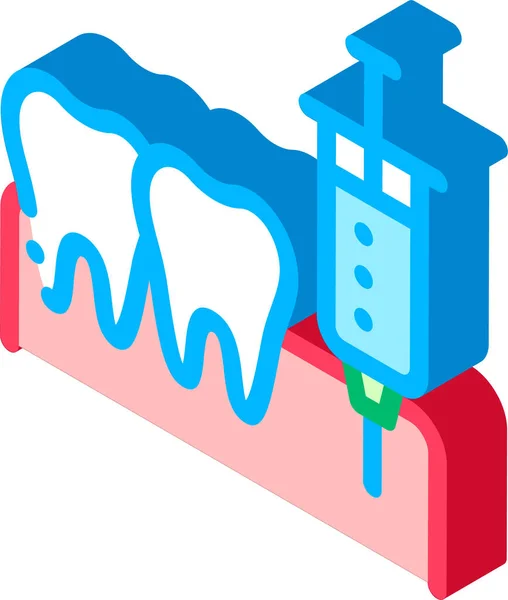 09Anesthesia Dentist Dentistry Icon — Stock Vector