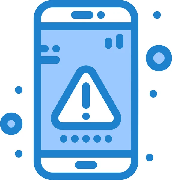 App Fehler Interaktions Symbol Mobilen Geräten App Kategorie — Stockvektor
