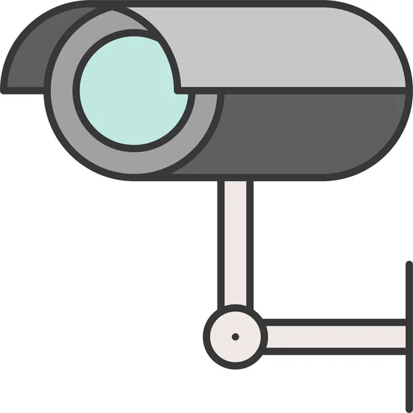 电影摄影机闭路电视闭路线形电视图标 — 图库矢量图片