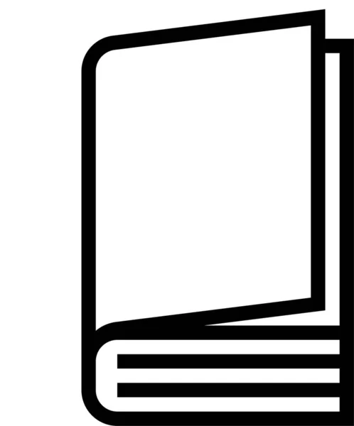 Иконка Файле Книги Категории Папок — стоковый вектор