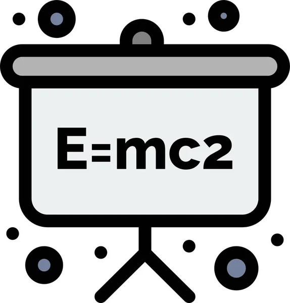 Board Emc2 Formula Icon — Stock Vector