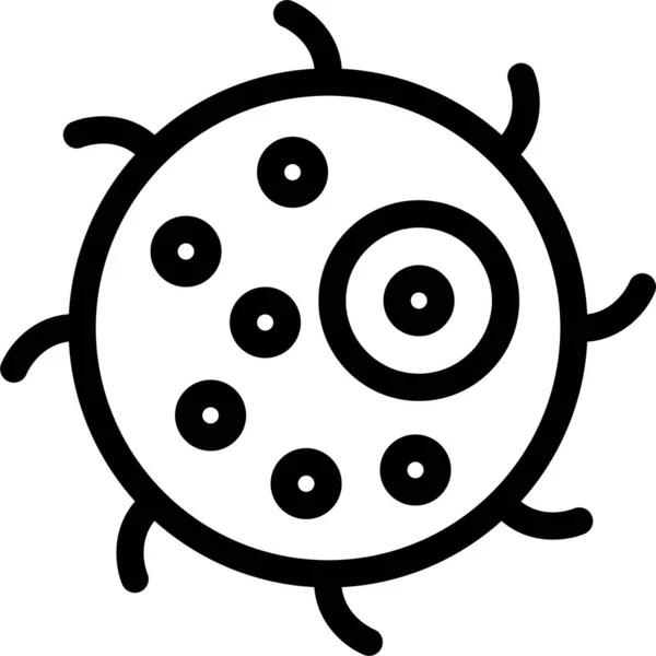 Икона Биологических Клеток Животных — стоковый вектор