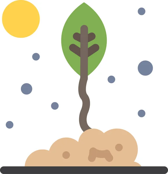 Agriculture Éco Environnement Icône — Image vectorielle