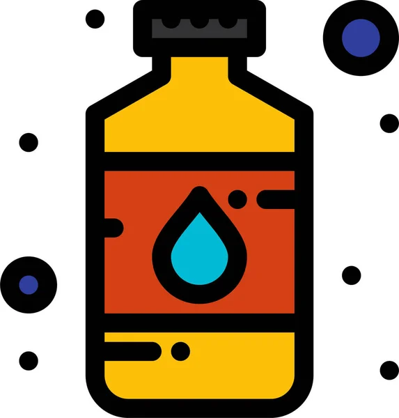 Иконка Цвета Бутылки Искусства Категории Арт Дизайн — стоковый вектор