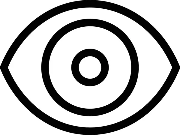 Biology Eye Lab Icon — Stock Vector