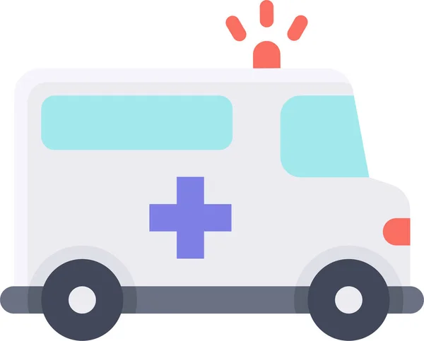 Vehículo Transporte Icono Ambulancia — Vector de stock