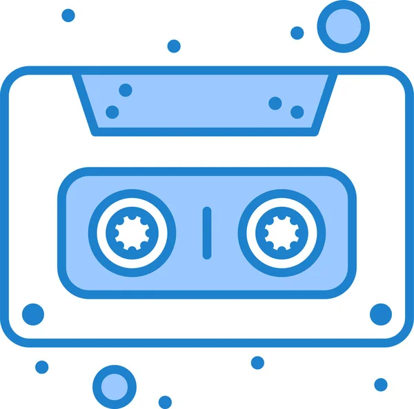 Icono Cinta Audio Cassette — Vector de stock