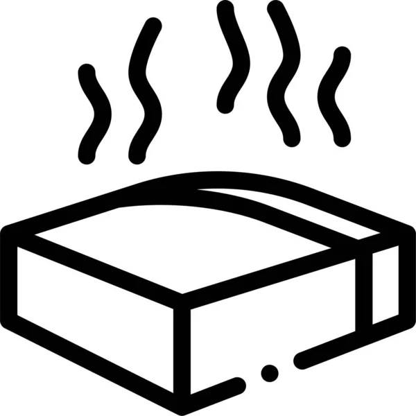 Икона Хлеба Сыром — стоковый вектор